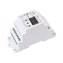 Фото #1 товара Диммер SMART-D19-DIM-PUSH-DIN (230V, 2A, TRIAC, 2.4G) (Arlight, IP20 Пластик, 5 лет)