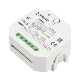 Фото #1 товара INTELLIGENT ARLIGHT Диммер DALI-TRIAC-601-72-D2-DRI-PS-DIN White (230V, 1x1.5A) (IARL, IP20 Пластик, 5 лет)