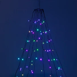 Фото #1 товара Светодиодная гирлянда Лучи Смарт ARD-GALA-CLASSIC-1800-BLACK-180LED RGB (230V, 3.6W, Tuya Wi-Fi) (Ardecoled, IP65)