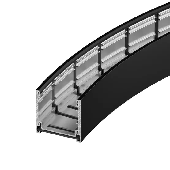 Фото #5 товара Профиль LINE-3535-BENT-SIDE-2000 ANOD BLACK (Arlight, Алюминий)