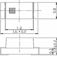 Фото #2 товара Светодиод ARL-0603URC-100mcd (Arlight, 0603)