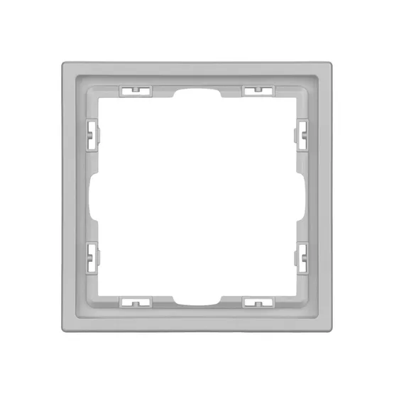 Фото #2 товара Рамка пластиковая FRM-NOBE-SFPL-1-IS (Arlight, Никель)