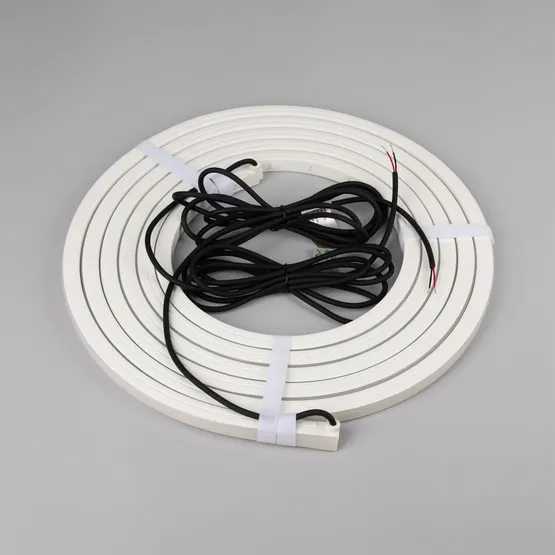 Фото #4 товара Светодиодная лента герметичная NOVA-TOP-PU-A120-16x15mm 24V White7200 (10 W/m, IP68, 5m, wire x2) (Arlight, Полиуретан)