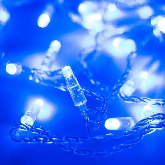 Фото #2 товара Светодиодная гирлянда ARD-STRING-CLASSIC-10000-CLEAR-100LED-STD BLUE (230V, 7W) (Ardecoled, IP65)