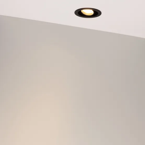 Фото #4 товара Светильник MS-VORTEX-BUILT-R90-12W Warm3000 (BK-BK, 40 deg, 230V) (Arlight, IP20 Металл, 5 лет)