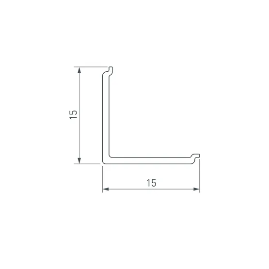 Фото #2 товара Экран ARH-KANT-H16-2000 Square Clear-PM (Arlight, Пластик)