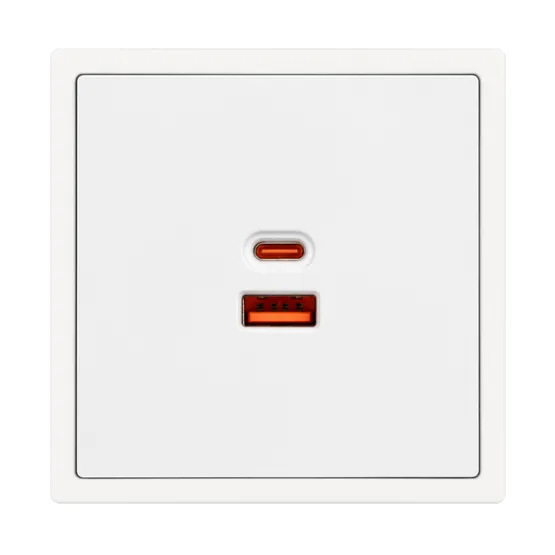 Фото #4 товара ARL NOBE USB Розетка тип A+C софт-тач белый кварц SCT-MUAC-SFPL-FC-WH (65W, QC3) (Arlight, -)
