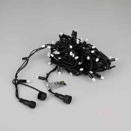 Фото #2 товара Светодиодная гирлянда ARD-STRING-CLASSIC-10000-BLACK-100LED-MILK-LIVE RGB-DMX (24V, 10W) (Ardecoled, IP65)