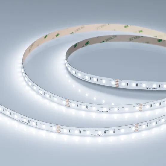 Фото #6 товара Светодиодная лента RT-A168-10mm 24V RGBW-White (20 W/m, IP20, 5m) (Arlight, высок.эфф.150 лм/Вт)