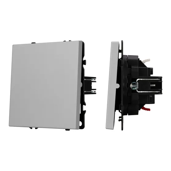 Фото #1 товара Механизм выключателя одноклавишный проходной SWT-NOBE-MKP1-SFPL-IS (230V, 10A) (Arlight, -)