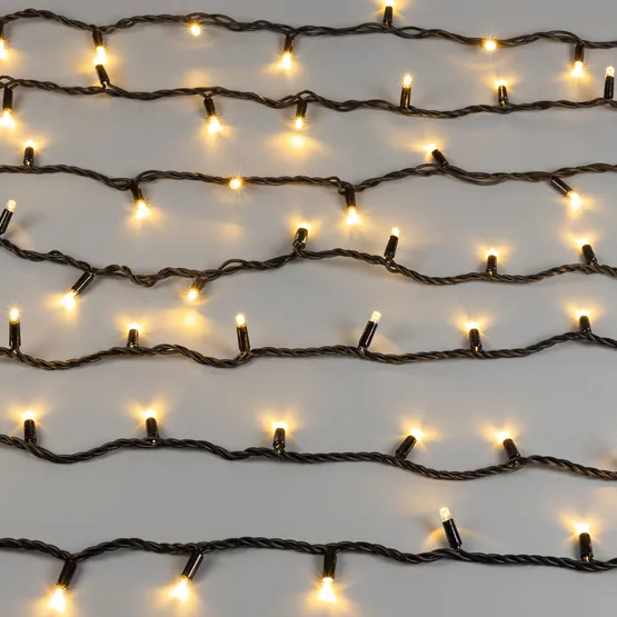 Фото #2 товара Светодиодная гирлянда ARD-STRING-PRO-10000-BLACK-100LED-STD WARM (230V, 7W) (Ardecoled, IP65)