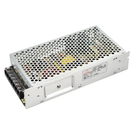 Фото #1 товара Блок питания HTS-150M-24 (24V, 6.5A, 150W) (Arlight, IP20 Сетка, 3 года)
