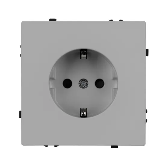 Фото #3 товара Механизм электрической розетки SCT-NOBE-MEU1-SFPL-IS (230V, 16A) (Arlight, Никель)