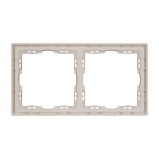 Фото #2 товара Рамка пластиковая FRM-NOBE-SFPL-2-CA (Arlight, Кашемир)