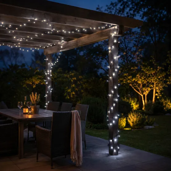 Фото #5 товара Светодиодная гирлянда Нить Смарт ARD-MOOD-CLASSIC-20000-BLACK-200LED White (230V, 4.7W, Tuya Wi-Fi) (Ardecoled, IP65)