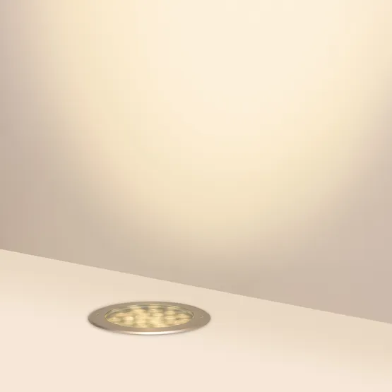 Фото #2 товара Светильник LTD-DAFNA-GROUND-R260-48W Warm3000 (SL, 45 deg, 230V) (Arlight, IP67 Металл, 5 лет)