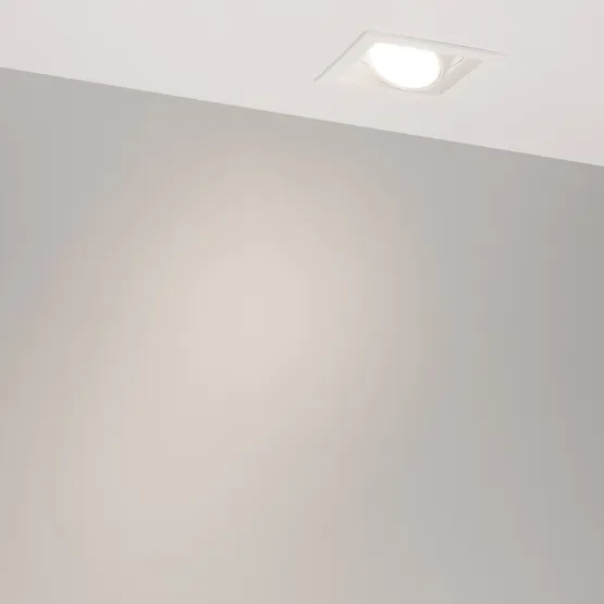 Фото #2 товара Светильник MS-VORTEX-BUILT-S117x117-20W Day4000 (WH-WH, 40 deg, 230V) (Arlight, IP20 Металл, 5 лет)