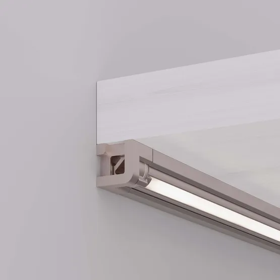 Фото #4 товара Профиль с экраном SL-KANT-H10-ROTATE-2000 CHAMPAGNE GOLD (Arlight, Алюминий+пластик)