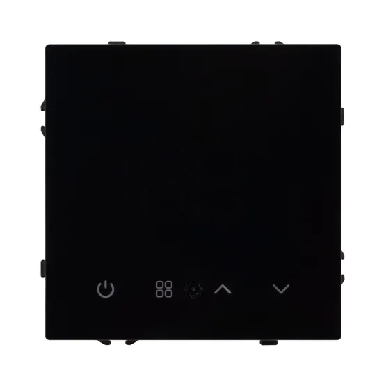 Фото #4 товара Терморегулятор SWT-NOBE-MTE-SFPL-BK (электрический тёплый пол) (Arlight, Черный оникс)