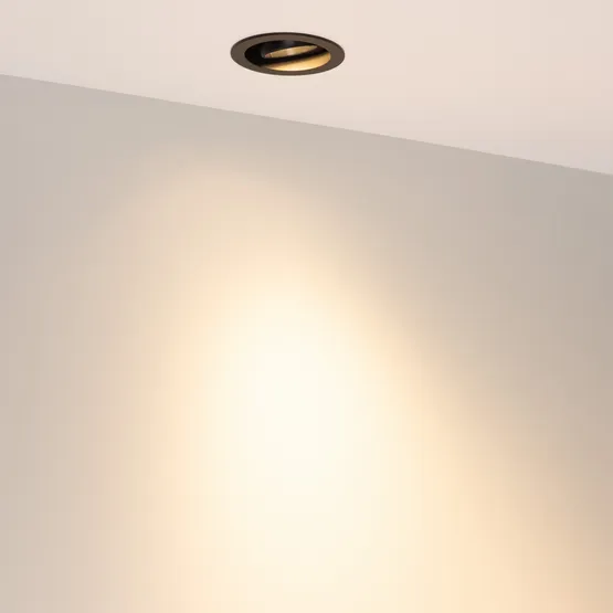 Фото #5 товара Светильник MS-VORTEX-BUILT-R90-12W Warm3000 (BK-BK, 40 deg, 230V) (Arlight, IP20 Металл, 5 лет)