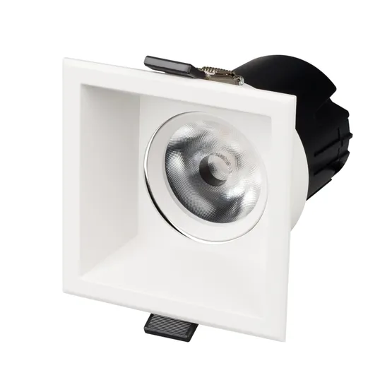 Фото #1 товара Светильник MS-FLOW-BUILT-S85x85-12W Warm3000 (WH, 15 deg, 230V) (Arlight, IP20 Металл, 5 лет)