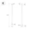 Минифото #2 товара Опора фланцевая OXOR-OK-D75-L8000 (BK) (Arlight, Сталь)