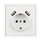 Минифото #3 товара Механизм розетки с USB зарядкой SCT-NOBE-MUAA-SFPL-WH (230V, 16A) (Arlight, Белый кварц)