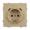 Минифото #2 товара Механизм розетки с USB зарядкой SCT-NOBE-MUCC-SFPL-GD (230V, 16A) (Arlight, -)