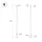 Минифото #2 товара Опора фланцевая OXOR-OK-D75-L9000 (BK) (Arlight, Сталь)